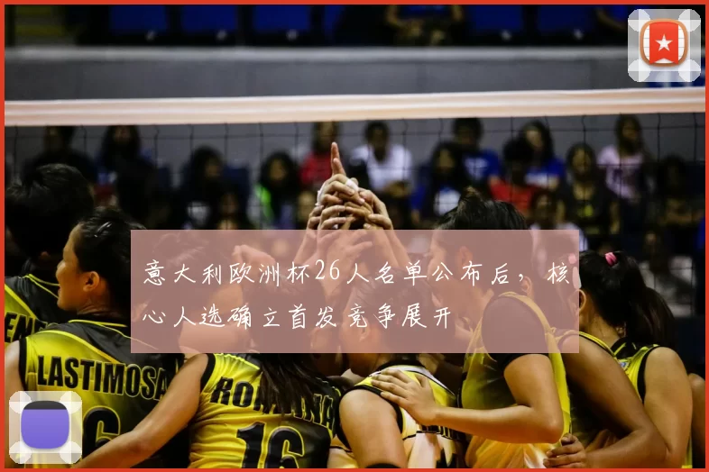 意大利欧洲杯26人名单公布后，核心人选确立首发竞争展开